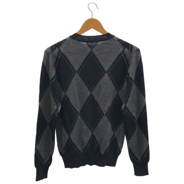 Dior HOMME ディオールオム 663M657ZT618 アーガイルニット メンズ ネイビー XXS