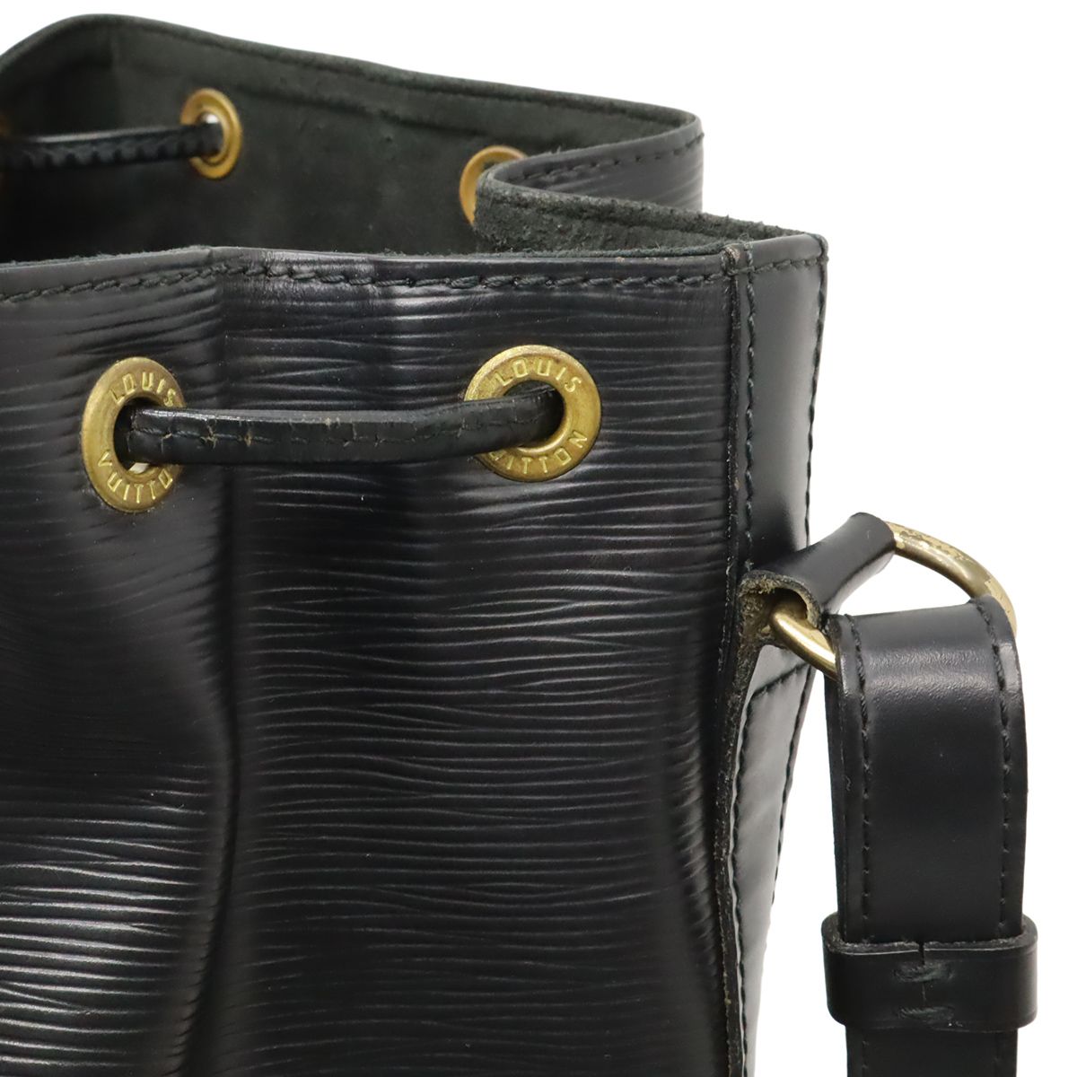  LOUIS VUITTON ルイ ヴィトン エピ ノエ ショルダーバッグ ワンショルダー セミショルダー 巾着 ノワール 黒 ブラック ゴールド金具 M 59002 ショルダーバッグ ショルダーバッグ