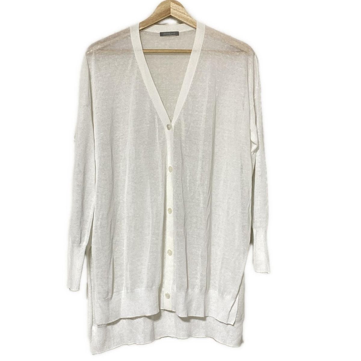 theory luxe セオリーリュクス カーディガン サイズ038 M レディース - 白 長袖