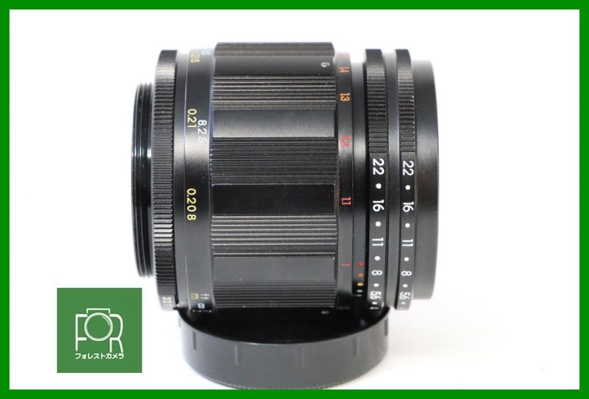 点検済 初期型 PENTAX Asahi Macro-Takumar 50mm F4 M42 無限遠 済み 前後キャップ付き 14369