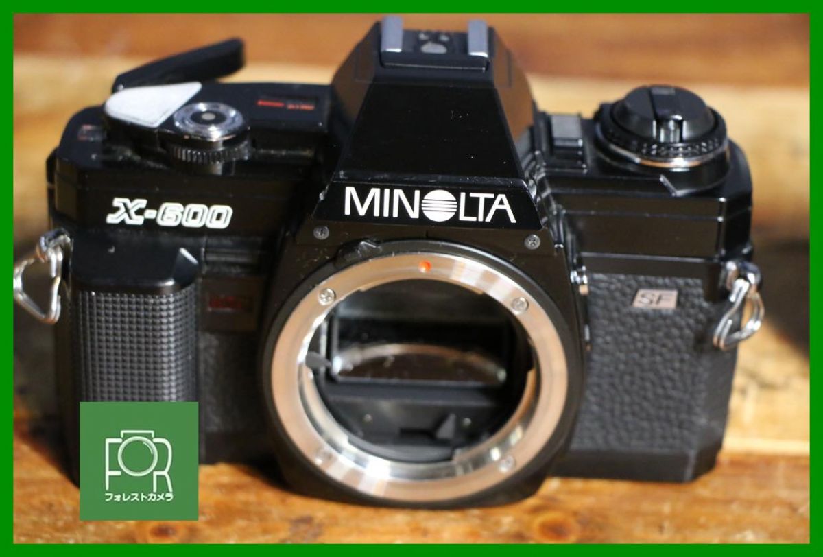 点検済 ミノルタ MINOLTA X-600 MD 28-85mm F3.5-4.5 シャッター全速 露出計完動 C68