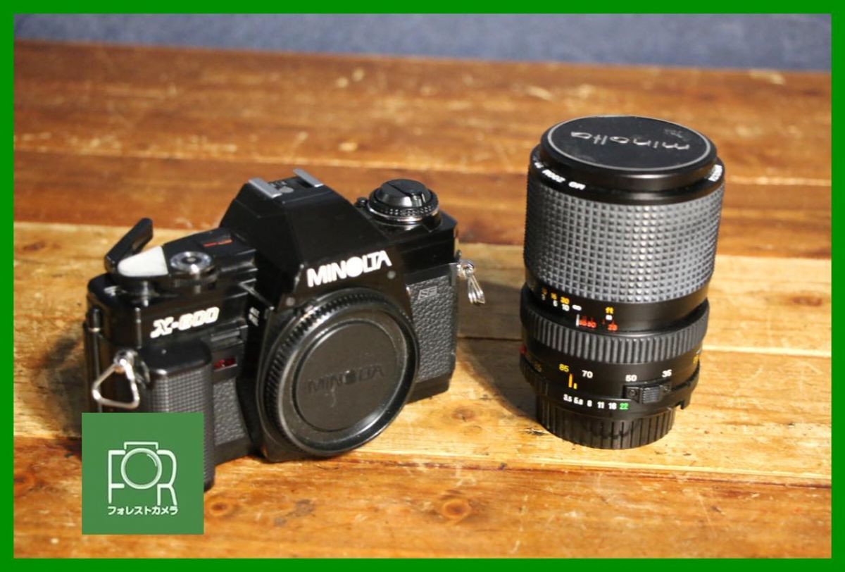 点検済 ミノルタ MINOLTA X-600 MD 28-85mm F3.5-4.5 シャッター全速 露出計完動 C68