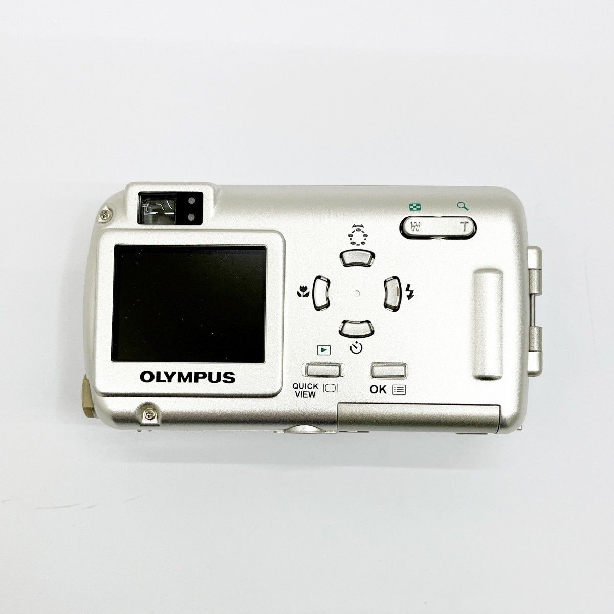 【充電器付】OLYMPUS　デジカメ　シルバー　動作品　オリンパス　コンデジ ◇◇OLYMPUS オリンパス コンパクトデジタルカメラ シルバー 充電器付 μ-15