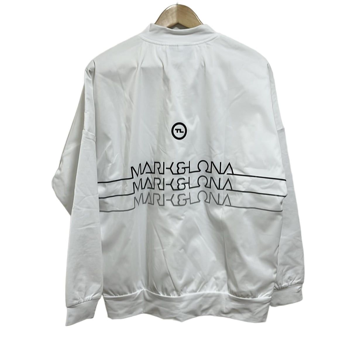 MARK-LONA マークアンドロナ ブルゾン サイズ46 XL メンズ - 白×黒×グレー 長袖 プルオーバー 春 秋