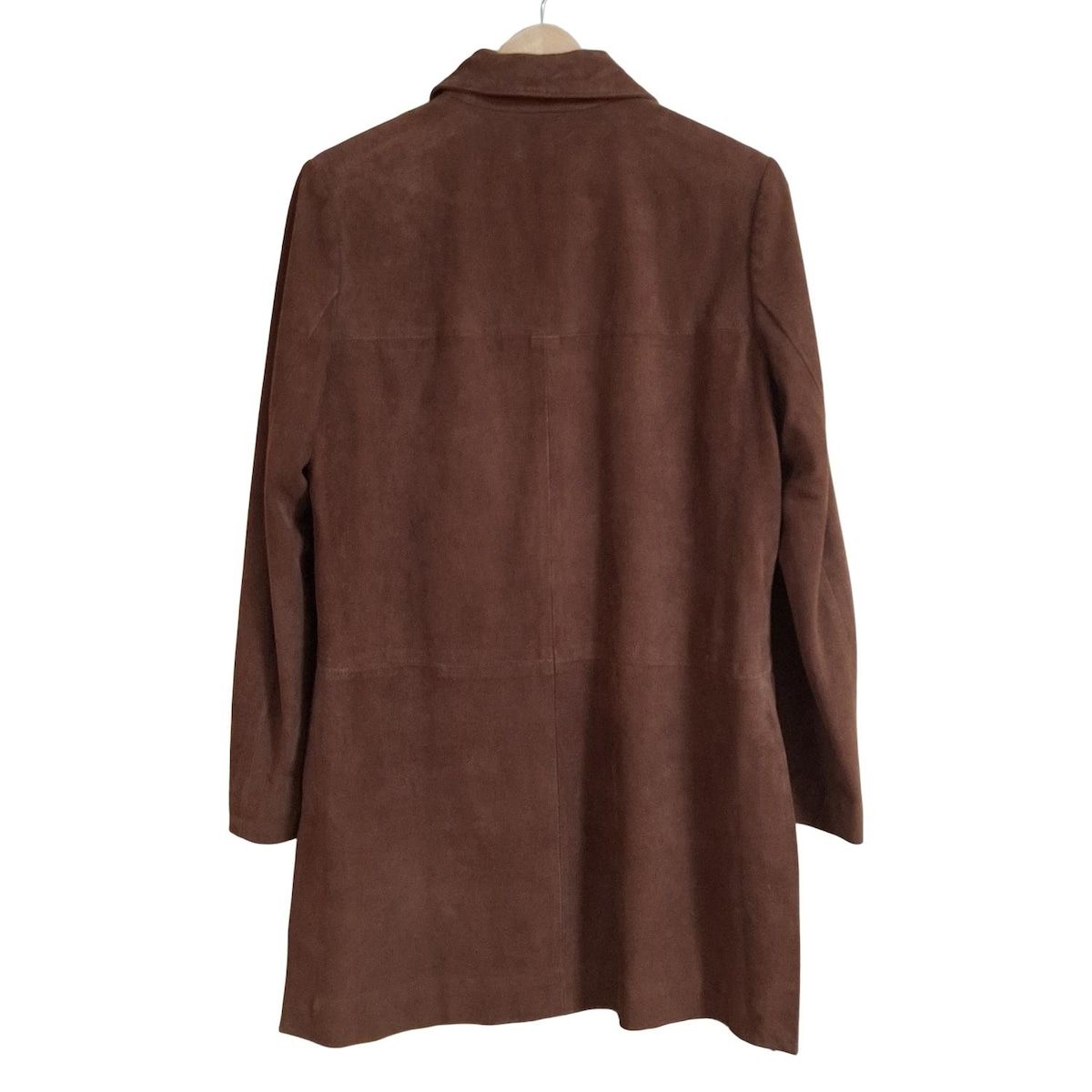 LANVIN COLLECTION ランバン コート サイズ40 M レディース - ブラウン 長袖 スエード 秋 冬