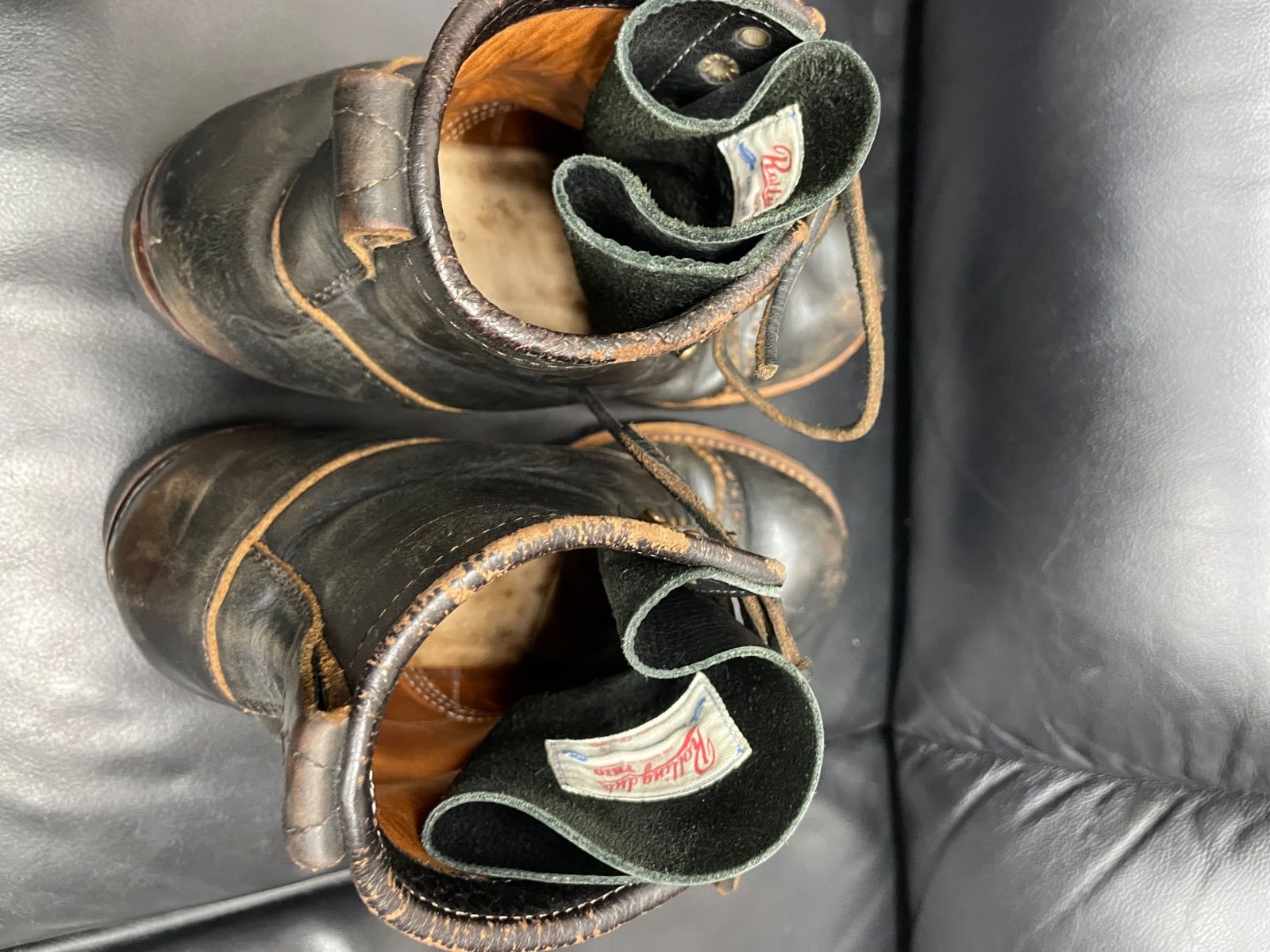 レースアップブーツ