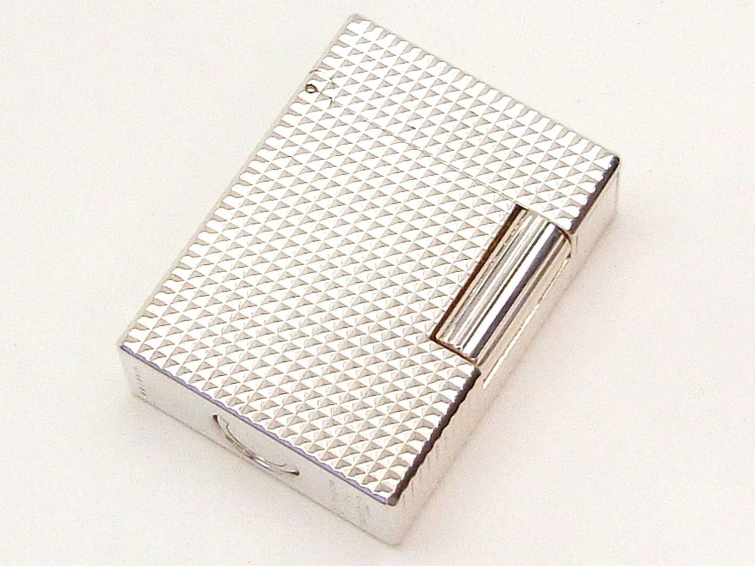 TT 10231 デュポン ガスライター ライン1 S ピラミッドカット シルバー 超 着火保証