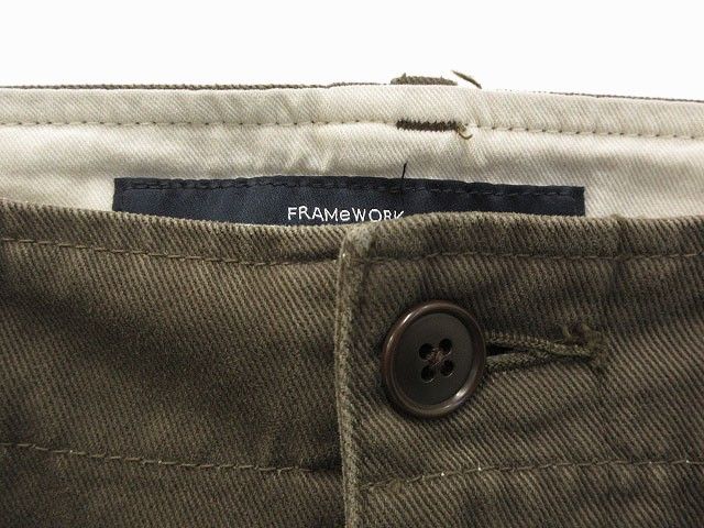  フレームワーク Framework OVER SIZED CHINO パンツ 2 ブラウン 38 チノパン ボトムス その他 パンツ
