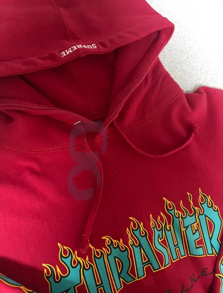 Supreme × トレジャー WHO フーディー Tシャツ レッド Lサイズ