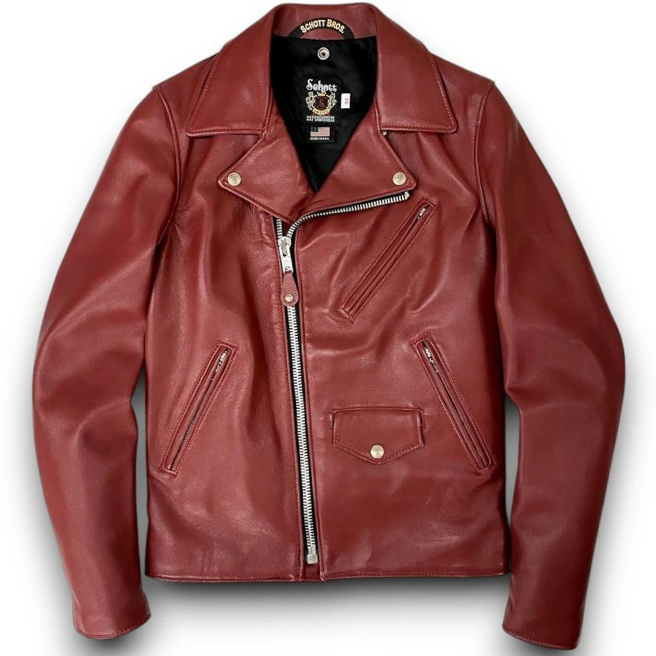 Schott N.Y.C. ショット USA製 228US 7525 本革 羊革 ラムレザー