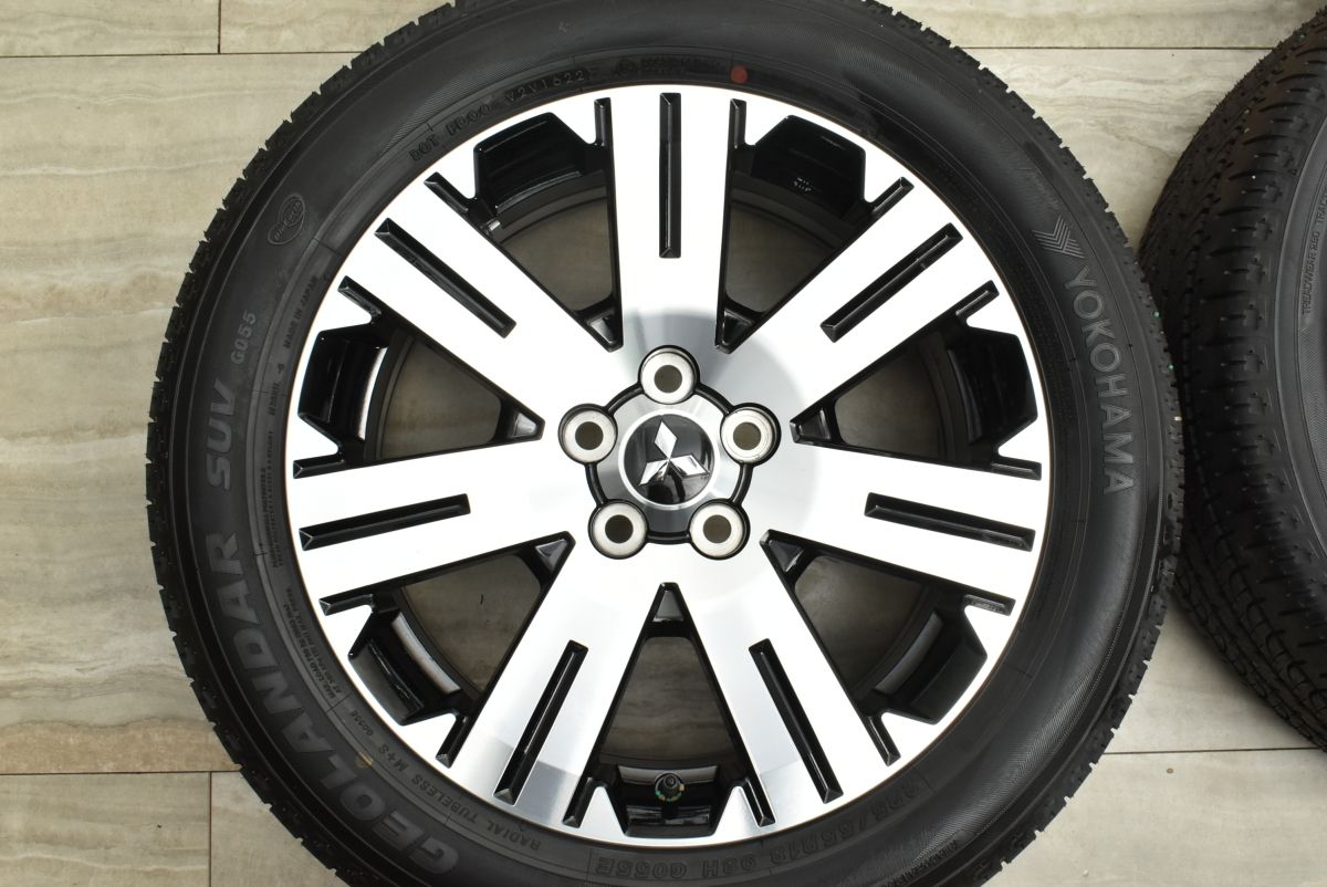 バリ溝 ミツビシ デリカD 5 18 in 7 J 38 PCD 114 3 ジオランダーSUV G 055 225 55 R アウトランダー エクリプスクロス