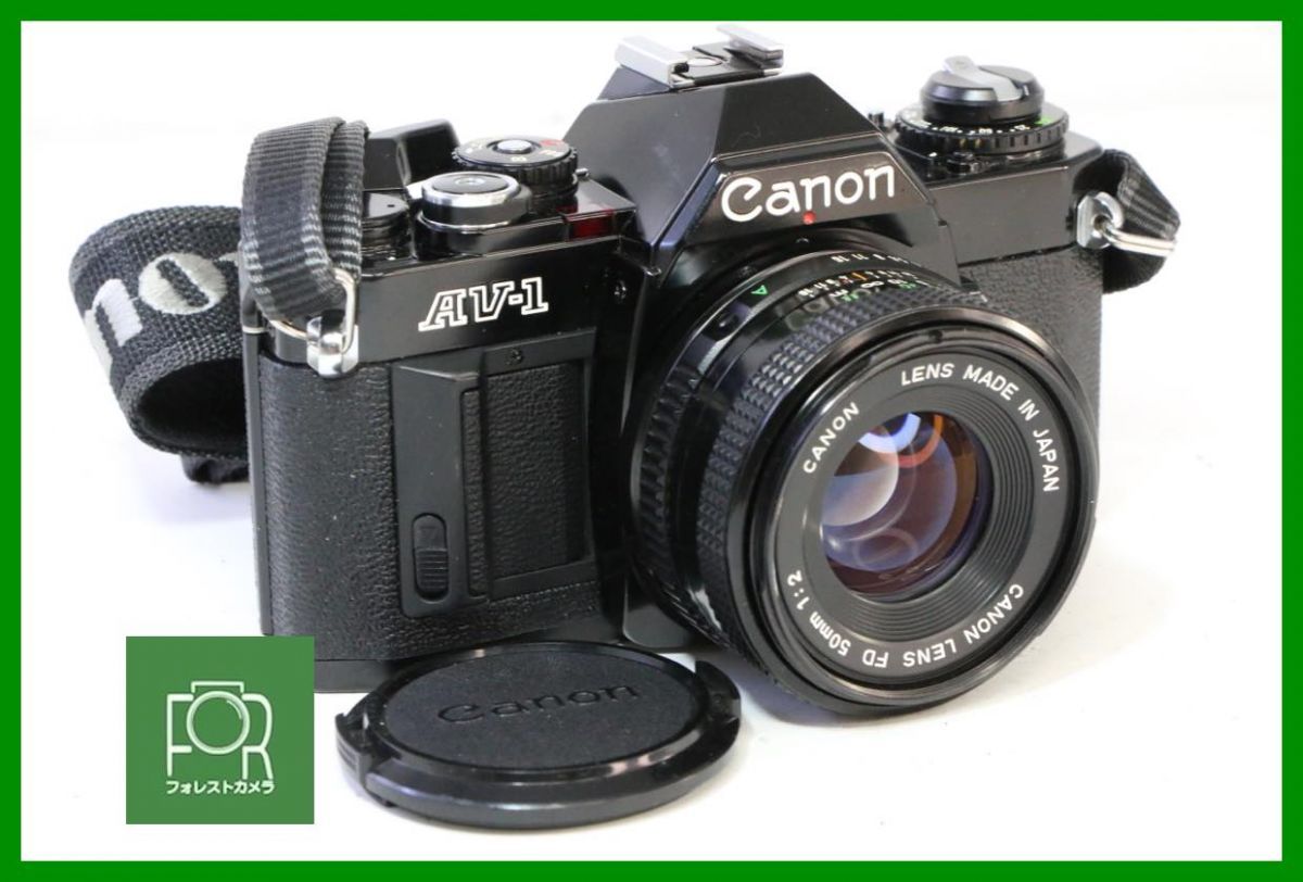 点検済 Canon AV 1 FD 50 mm F 2 シャッター全速 露出計 15405