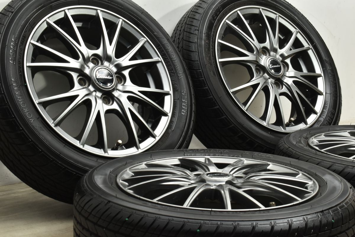 エクシーダー 14 in 4 5 J 45 PCD 100 ヨコハマ S 306 155 65 R N BOX WGN デリカ ワゴンR アルト スペーシア タント ムーヴ