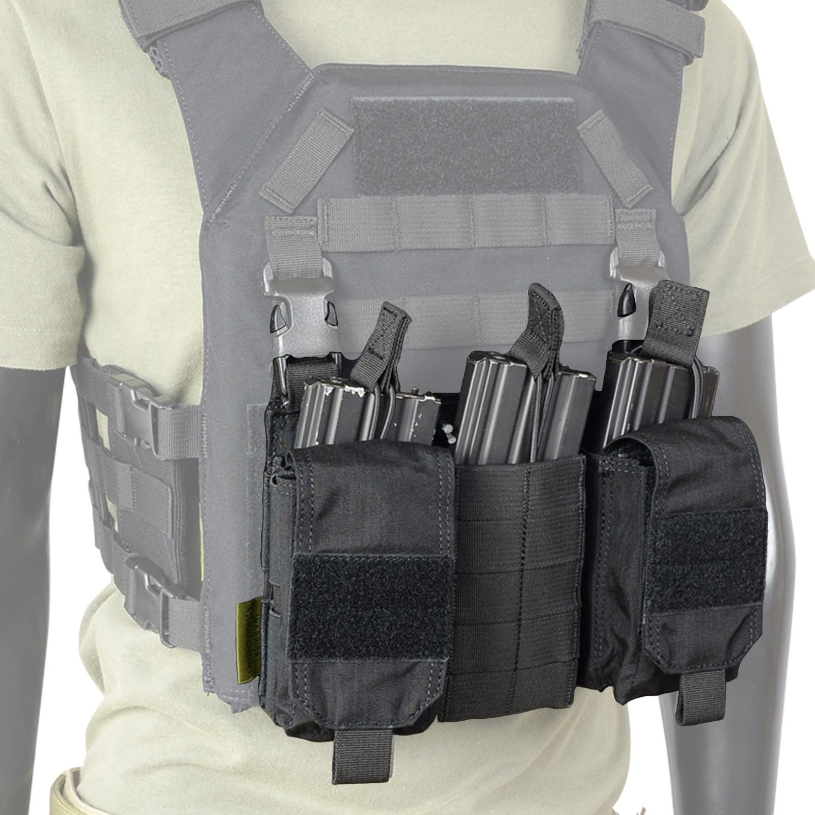 Warrior Assault Systems フロントパネル DFP-MK1 マグポーチ ユーティリティポーチ ブラック