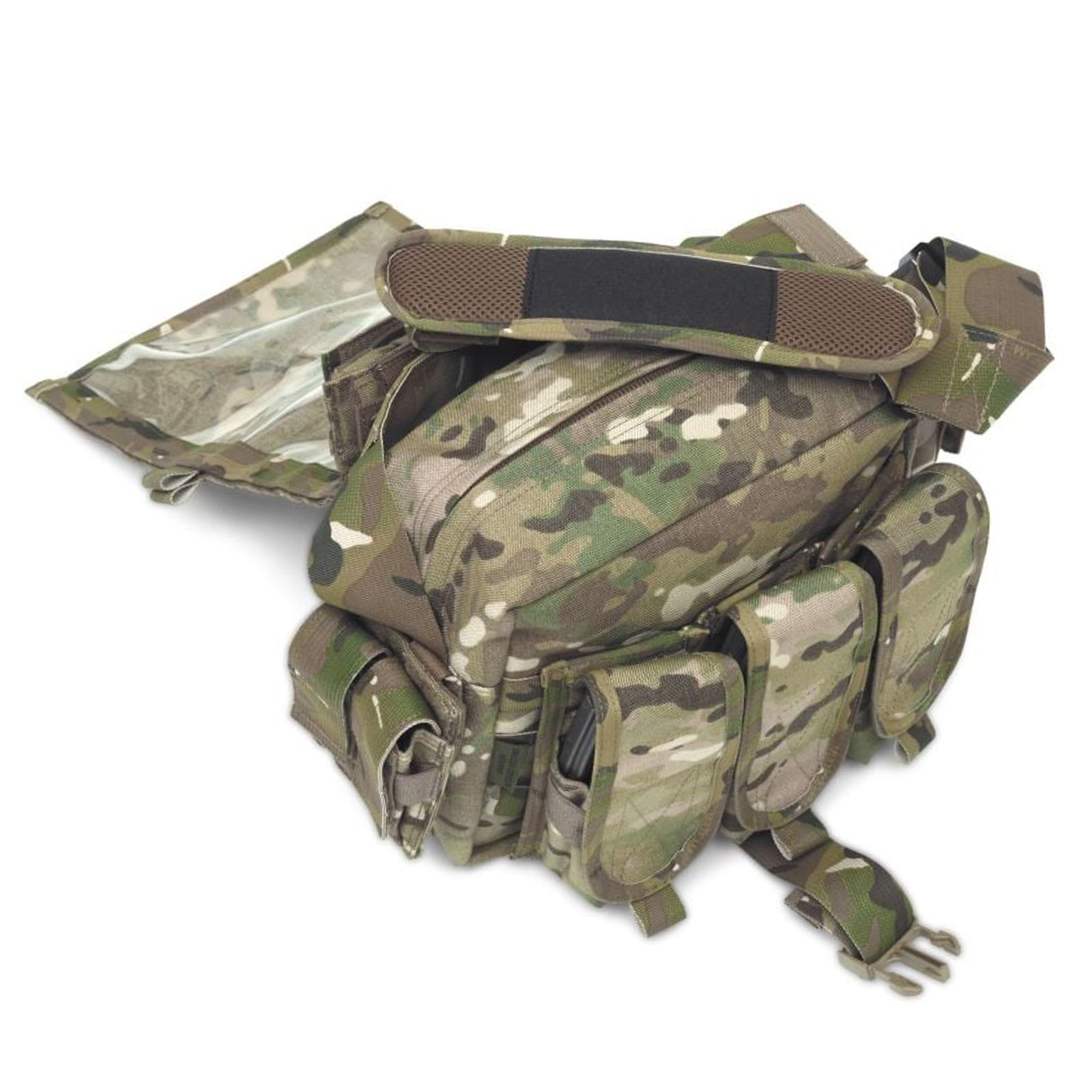Warrior Assault Systems ショルダーバッグ GRAB BAG フラップ式マグポーチ付き W EO マルチカム