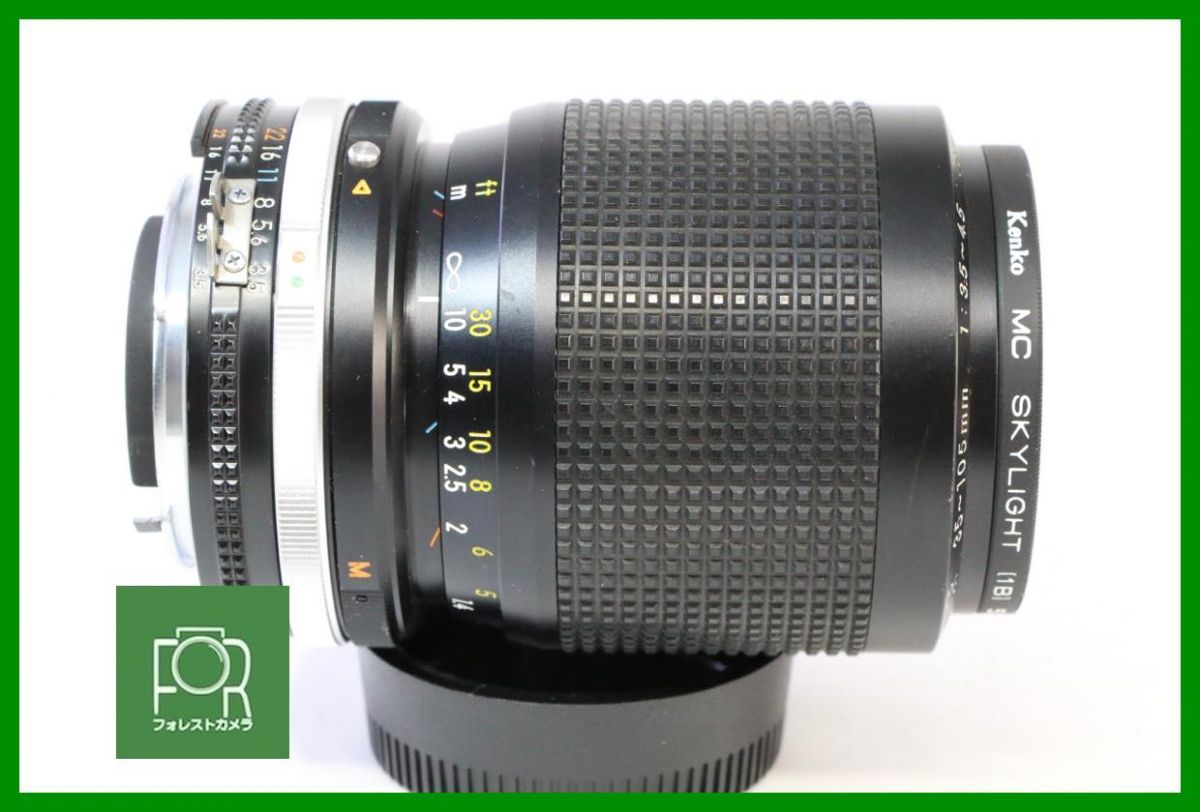 点検済 Nikon AI-S NIKKOR 35-105mm F3.5-4.5 前後キャップ フィルター付き 15204