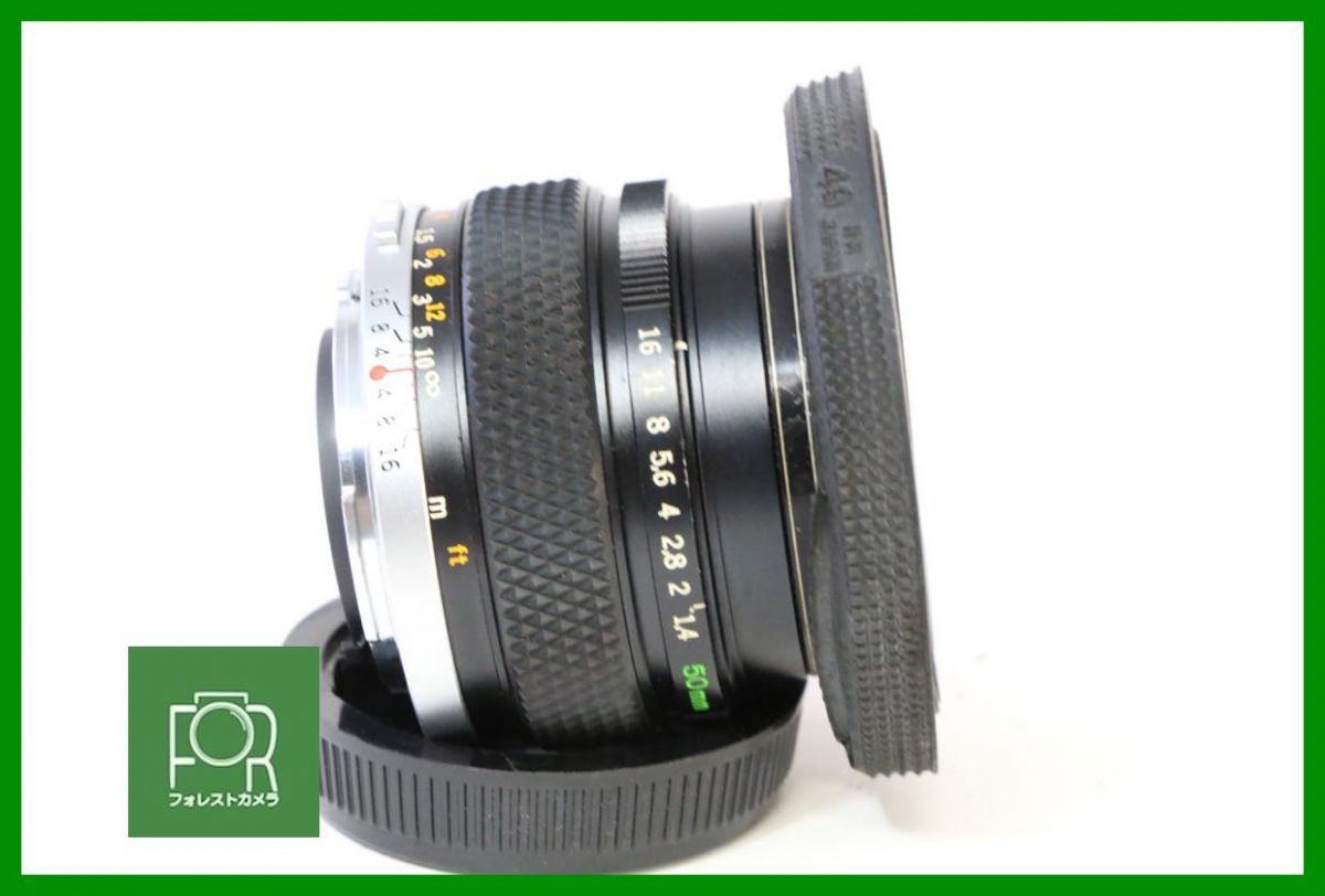 点検済 オリンパス OLYMPUS ZUIKO MC AUTO-S 50mm F1.4 絞り完動 AAA524