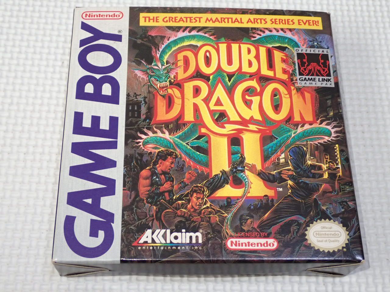 GB DOUBLE DRAGON 2 海外版 北米版 ハガキ付 端子清掃済 説明書付 ソフト付 動作 済