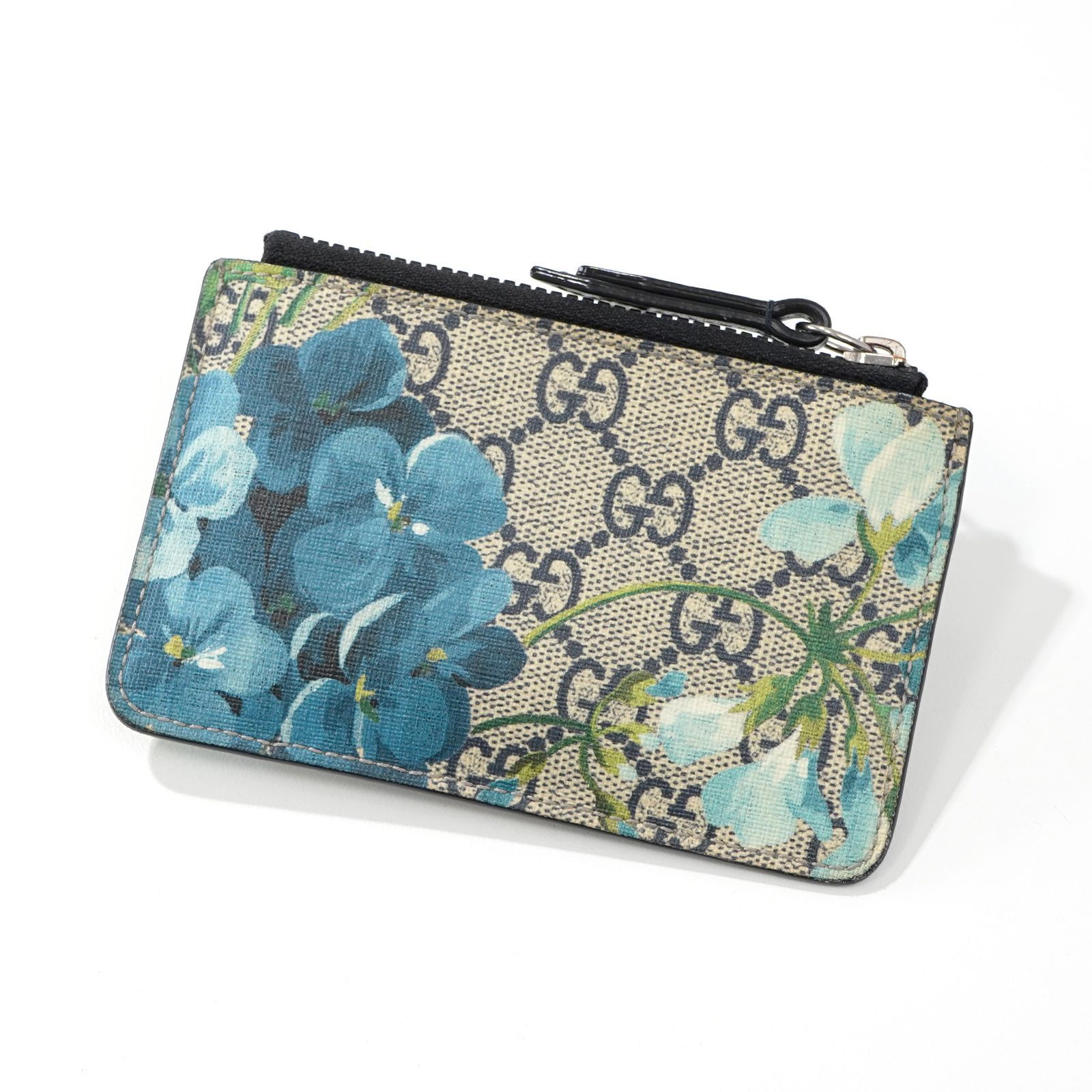 GUCCI キーリング付き コインケース GGブルームス 花柄 410221