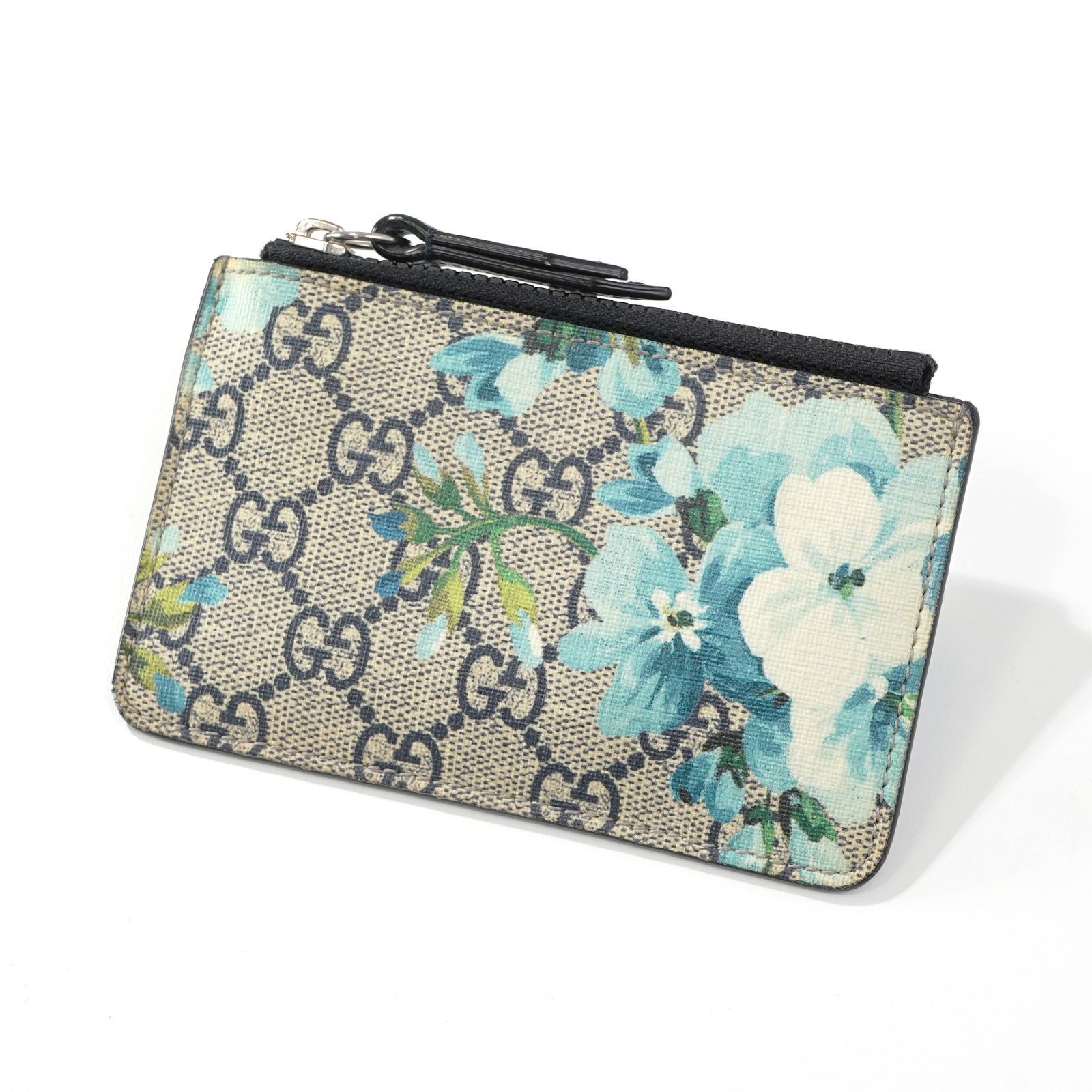GUCCI キーリング付き コインケース GGブルームス 花柄 410221
