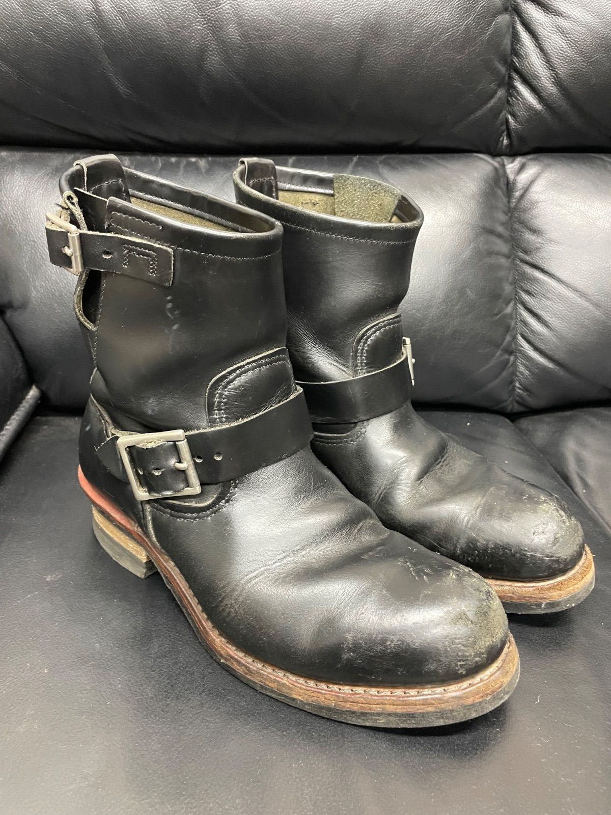 REDWING レッドウィング 2976 8inch Engineer 8インチエンジニアブーツ ショート丈 ブラッククローム