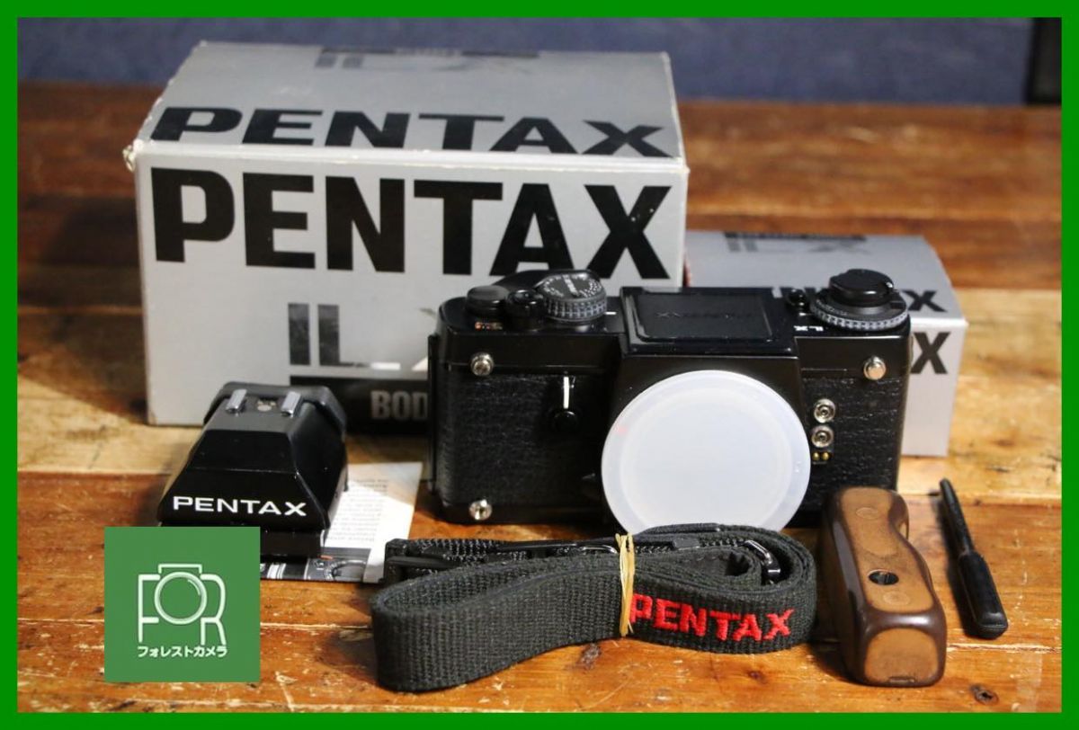 点検済 ペンタックス PENTAX LX ボディ ウッドグリップ付き シャッター全速 露出計完動 元箱つき P70