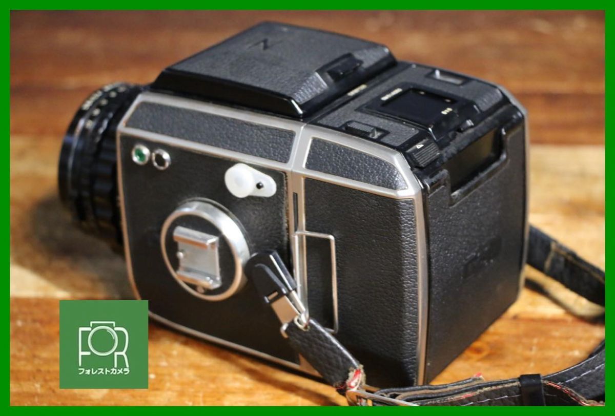 点検済 ZENZA BRONICA EC NIKKOR-P 75mm F2.8 シャッター全速完動 P65