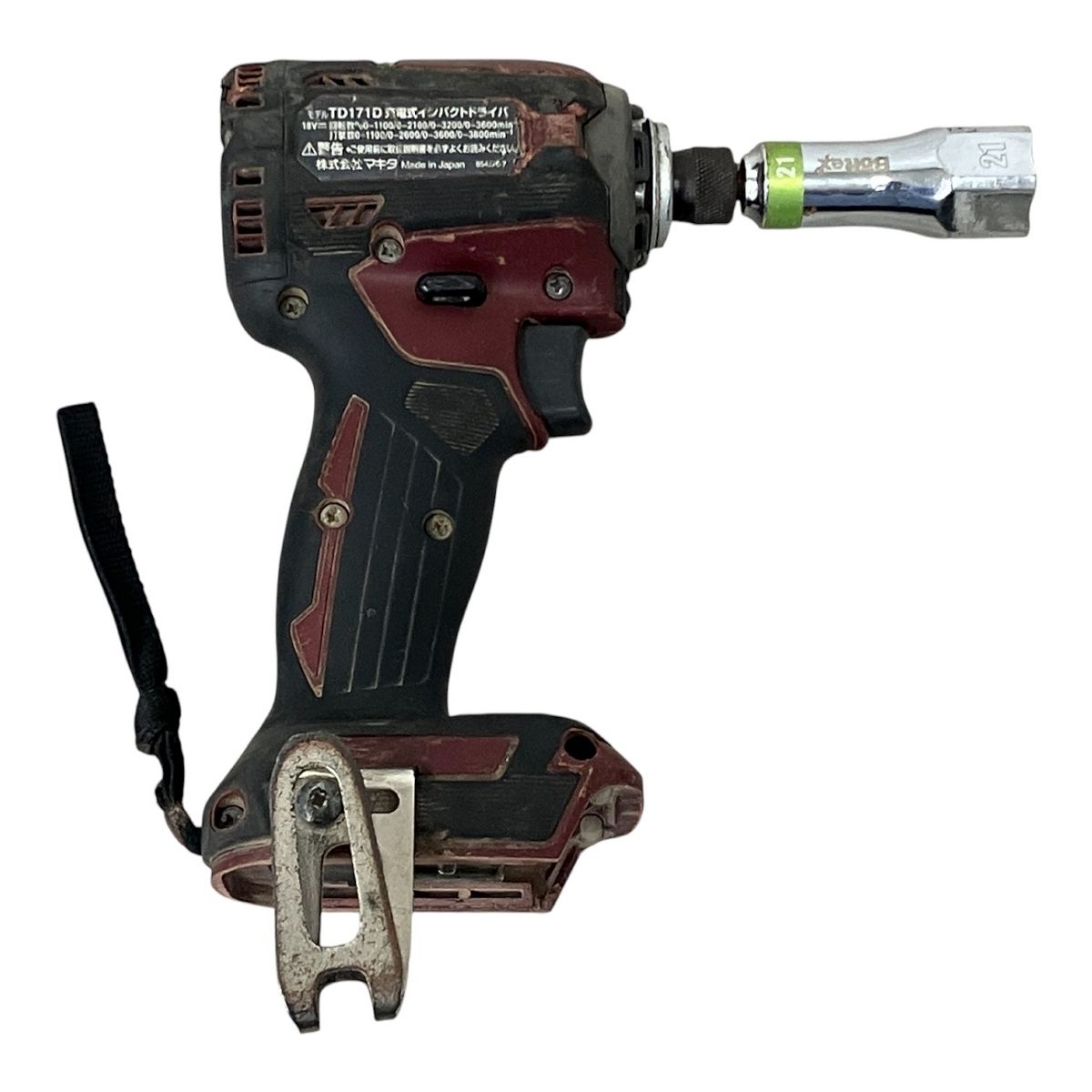 Makita TD171 インパクト 純正バッテリー チャージャー ケース付き マキタ 電動工具 M10579489