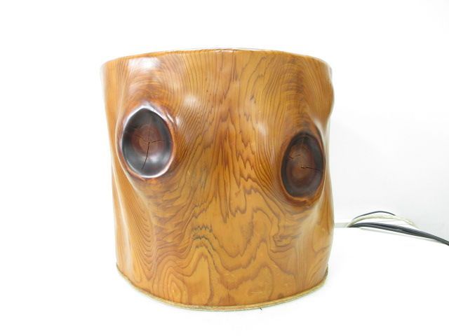  ヴィンテージ 屋久杉 漆塗り 切り株 デザイン スツール Z 0305 椅子(チェア) スツール 家具