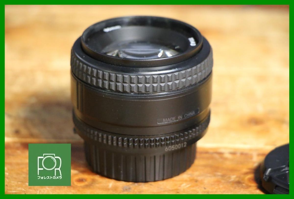 点検済 ニコン Nikon AF Nikkor 50mm F1.4 D 前後キャップ付き P61