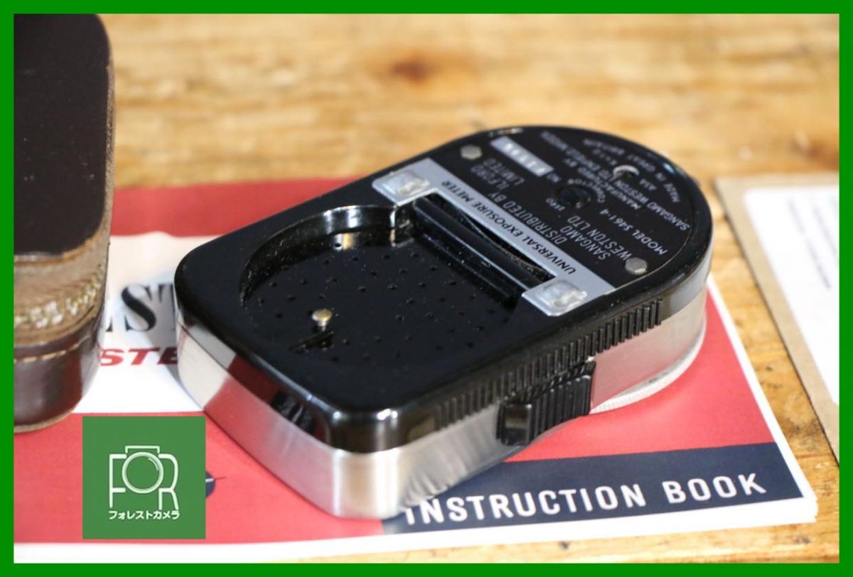 点検済 WESTON MASTER IV UNIVERSAL EXPOSURE METER 説明書付き2746