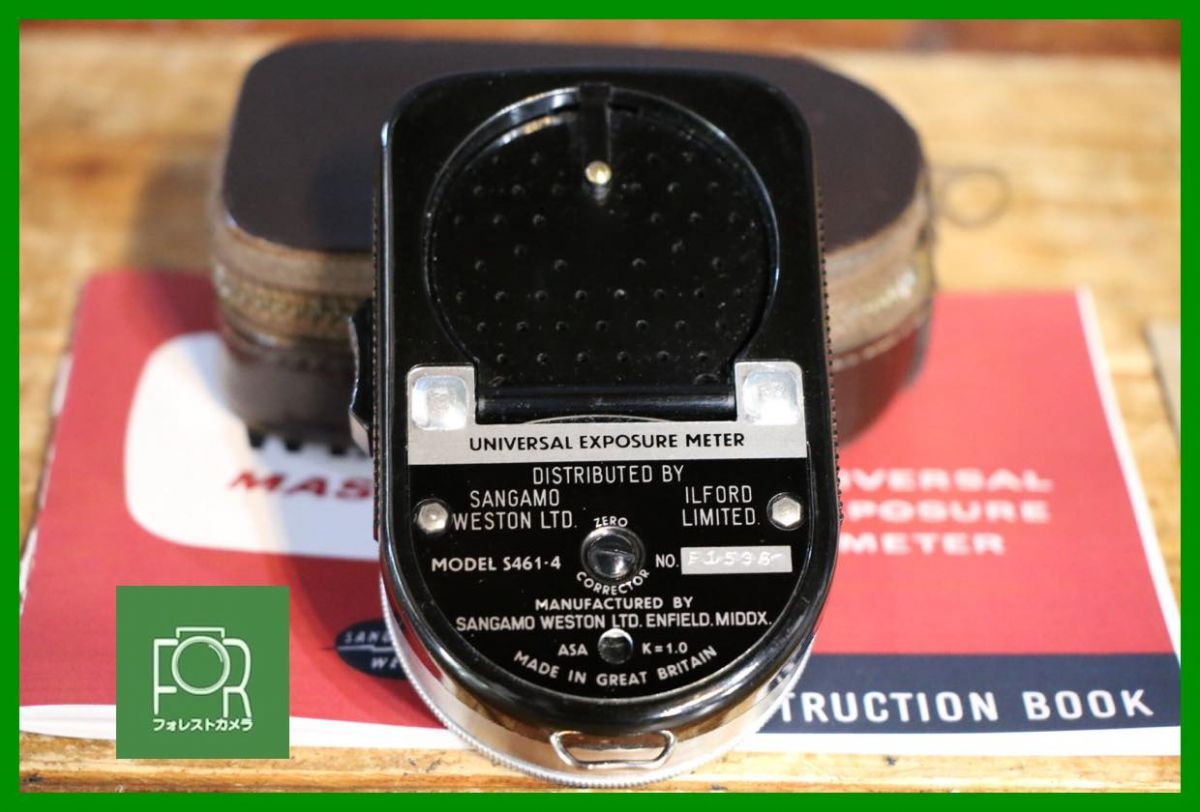 点検済 WESTON MASTER IV UNIVERSAL EXPOSURE METER 説明書付き2746 ANARI_COM_TR
