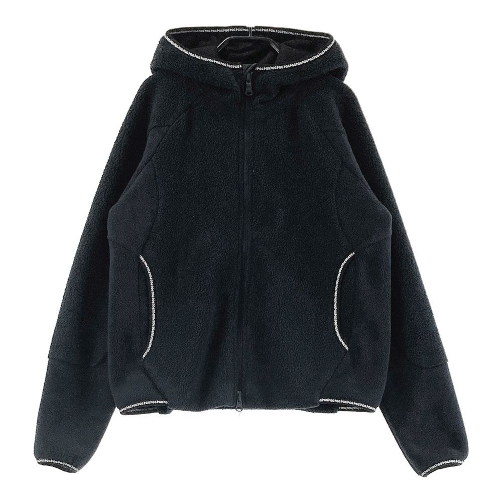 サイズ 0 PGG PEARLY GATES パーリーゲイツ 裏メッシュ ボアフリースジャケット ブラック系 240101532436 ゴルフウェア レディース ストスト