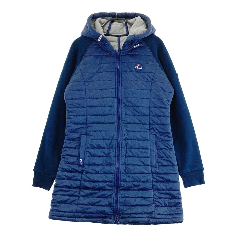 サイズ：M FILA GOLF フィラゴルフ 裏起毛 切替 フード付 中綿