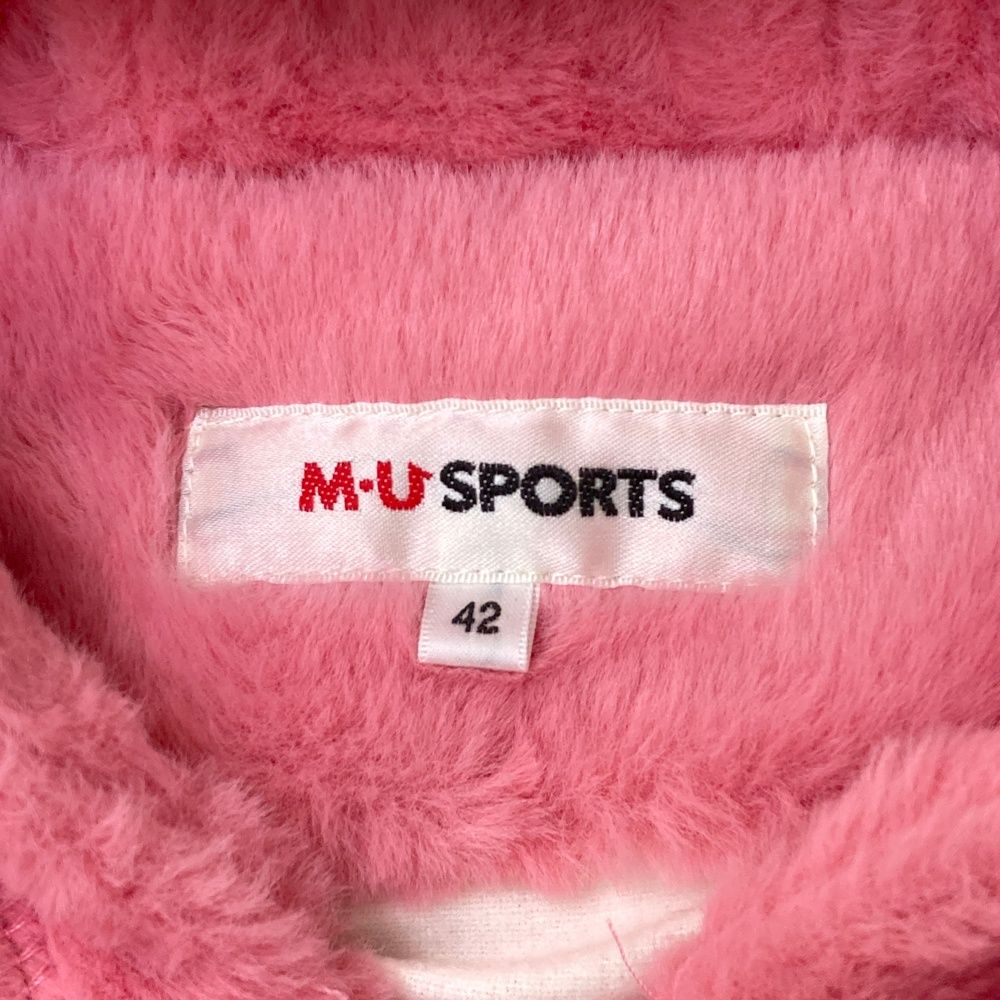 サイズ：42 M.U SPORTS エムユースポーツ フード付 ファー ジップ