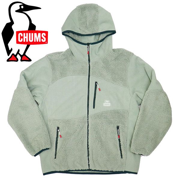 CHUMS チャムス CH14-1419 Bonding Fleece Panel Parka レディース ボンディングフリースパネルパーカー CMS185 M127SagexGreen M