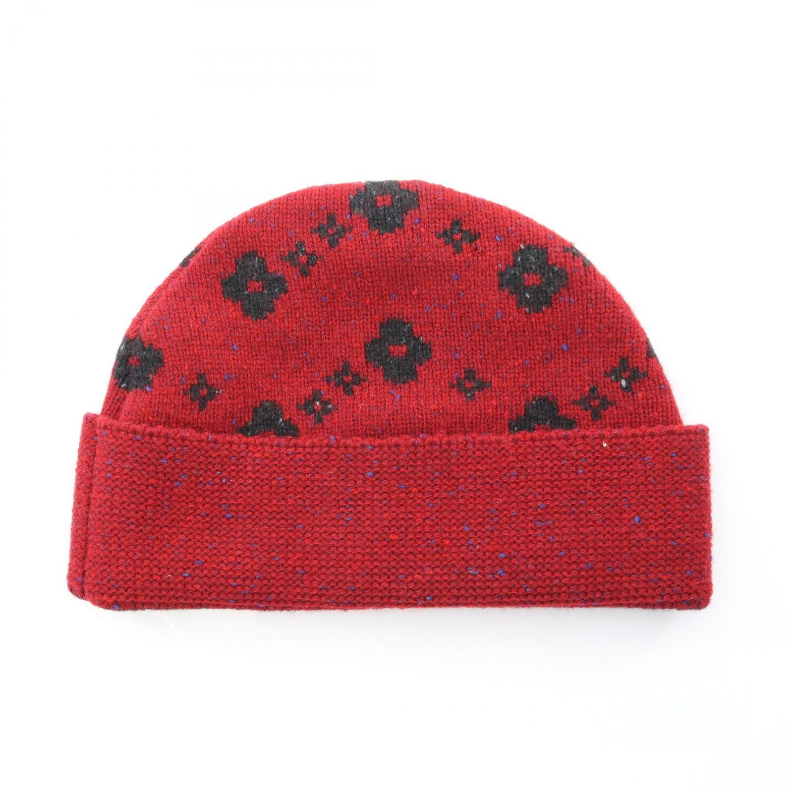 ルイ ヴィトン LOUIS VUITTON ニットキャップ ウール 帽子 レディース Used A