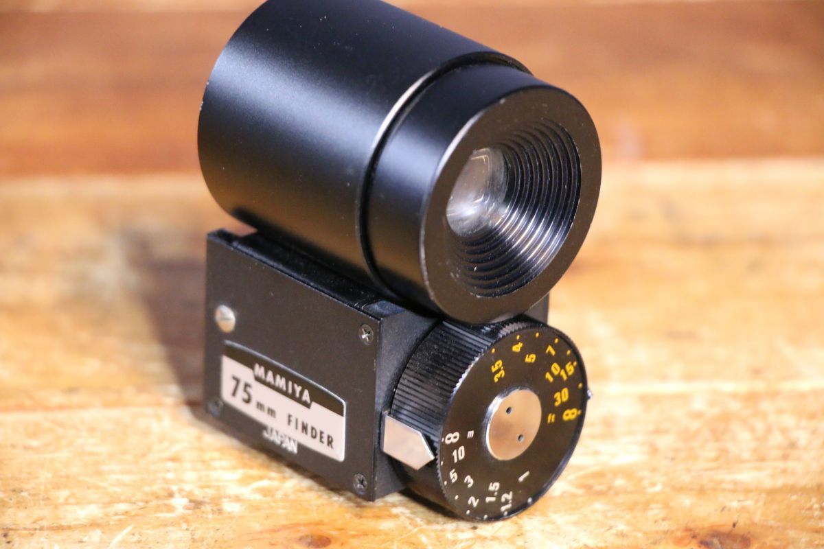 点検済 マミヤ MAMIYA 75mm ファインダー 2848