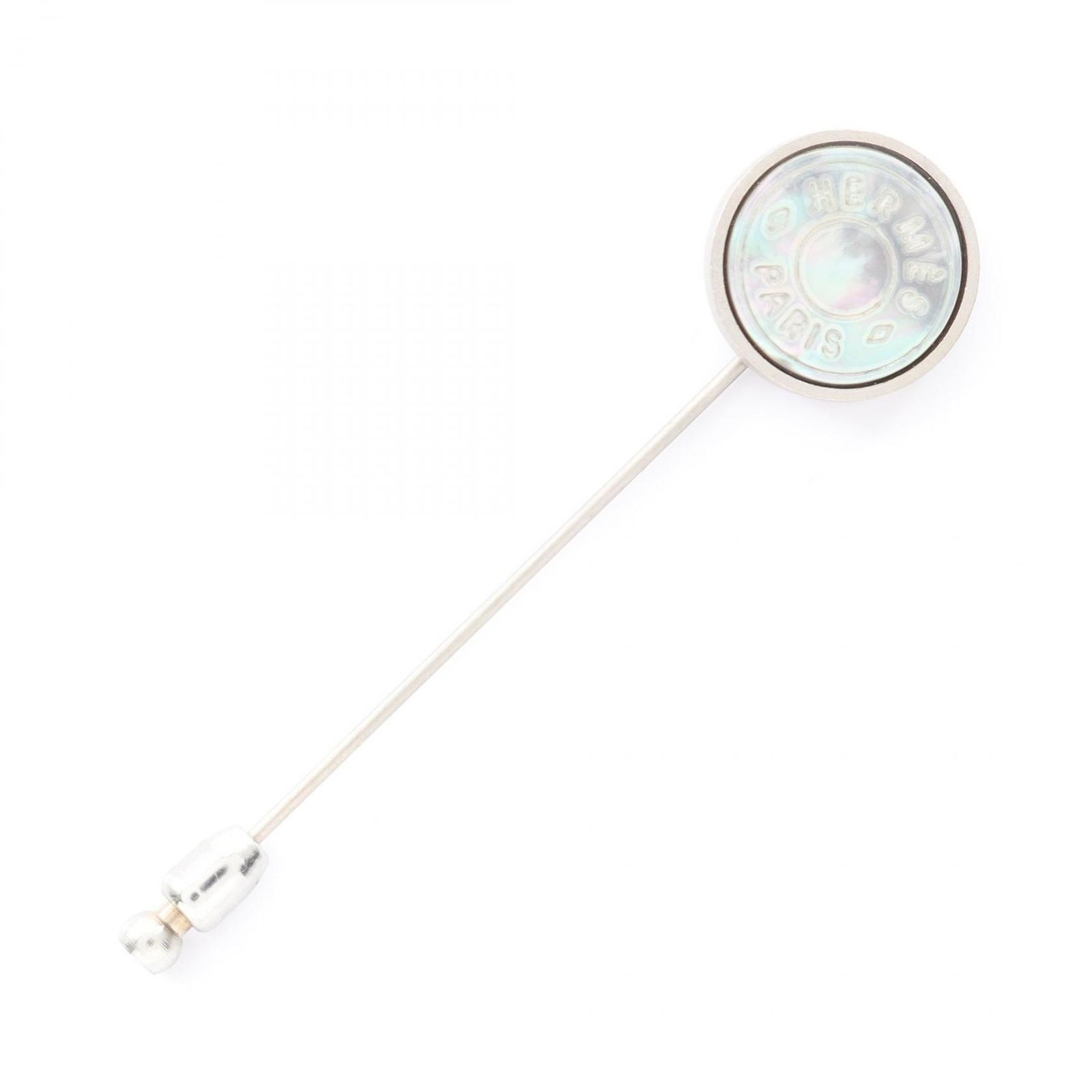 エルメス HERMES ブローチ セリエ ピン ステンレススチール セリエ ブローチ レディース Used A