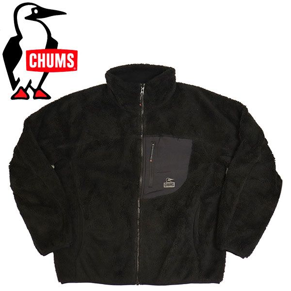 CHUMS チャムス CH14-1474 Bonding Fleece Jacket レディース ボンディングフリースジャケット CMS182 K001Black M