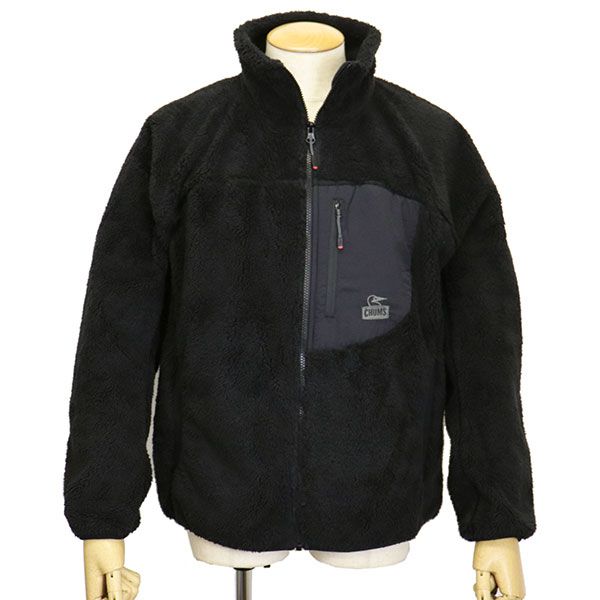 CHUMS チャムス CH14-1474 Bonding Fleece Jacket レディース ボンディングフリースジャケット CMS182 K001Black M