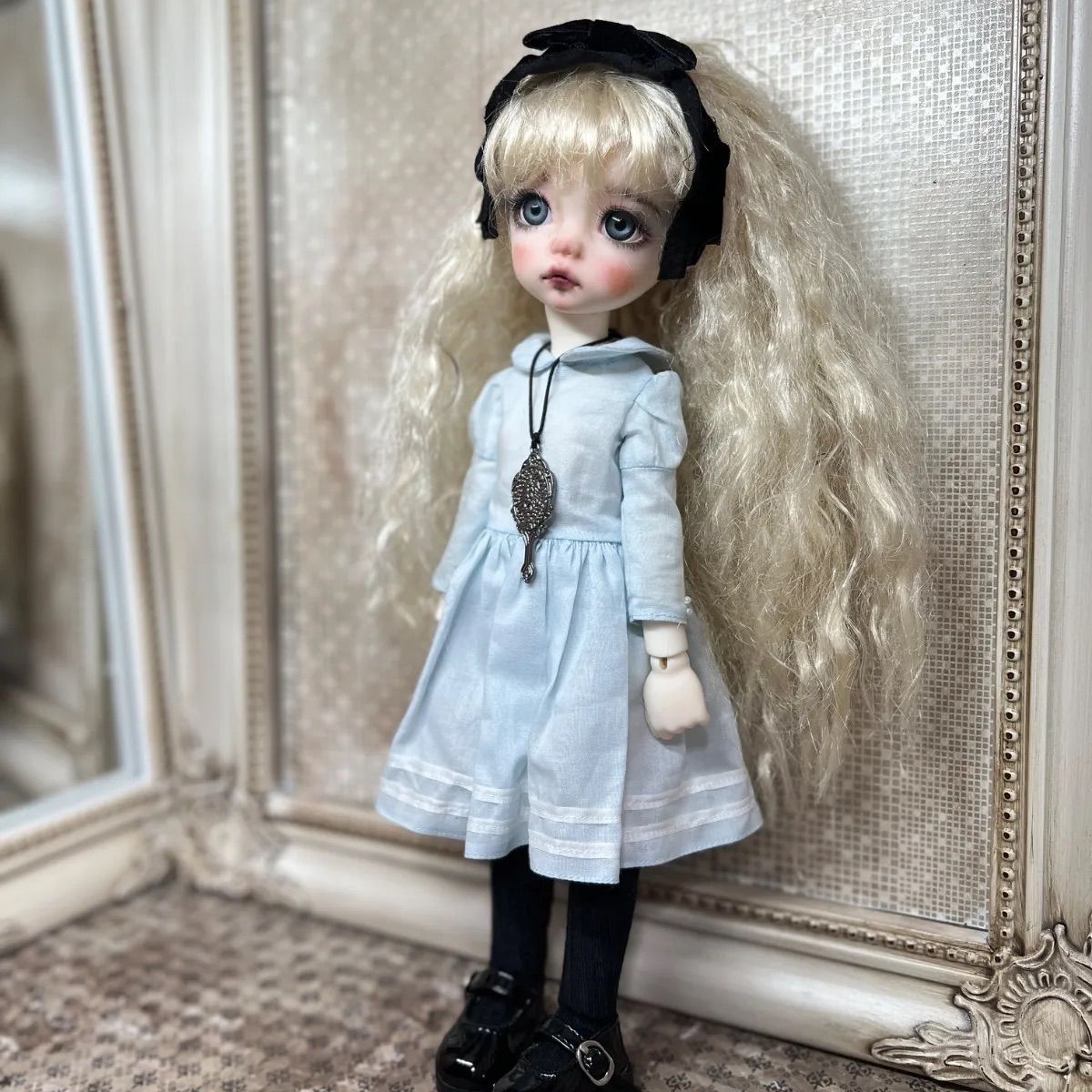  imdadoll 3.0 ドールアウトフィット ワンピース エプロン セット 着せ替え服 アウトフィット ぬいぐるみ 人形 置物