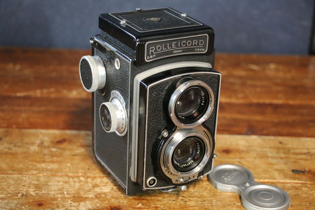 点検済 ローライコード ROLLEICORD IV型 シャッター全速完動 2845