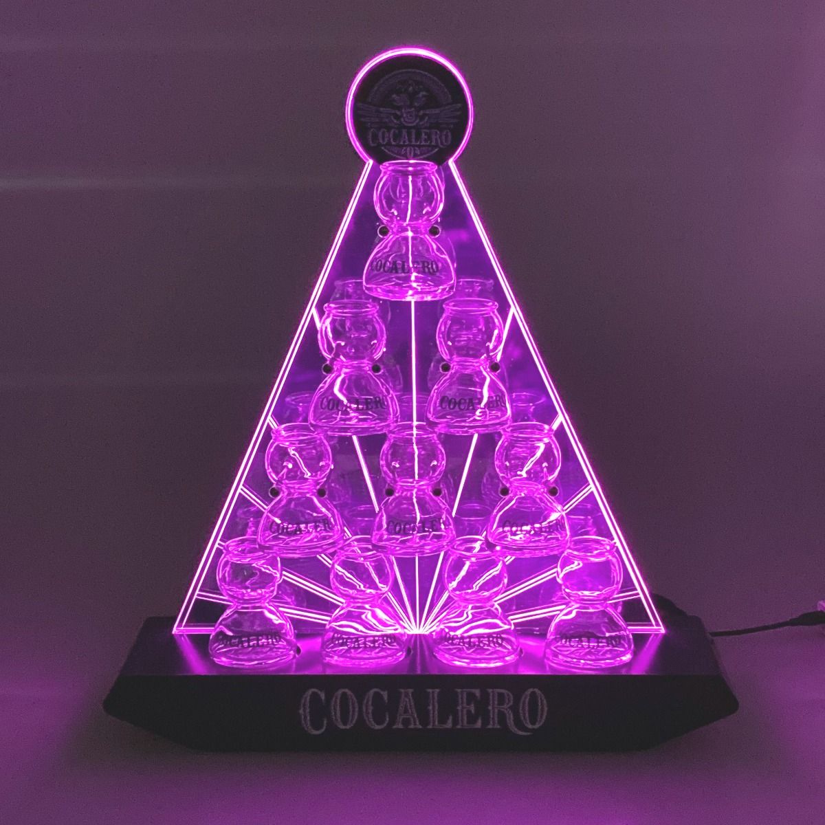 COCALERO コカレロ ボムタワー LEDディスプレイ グラス12個付き