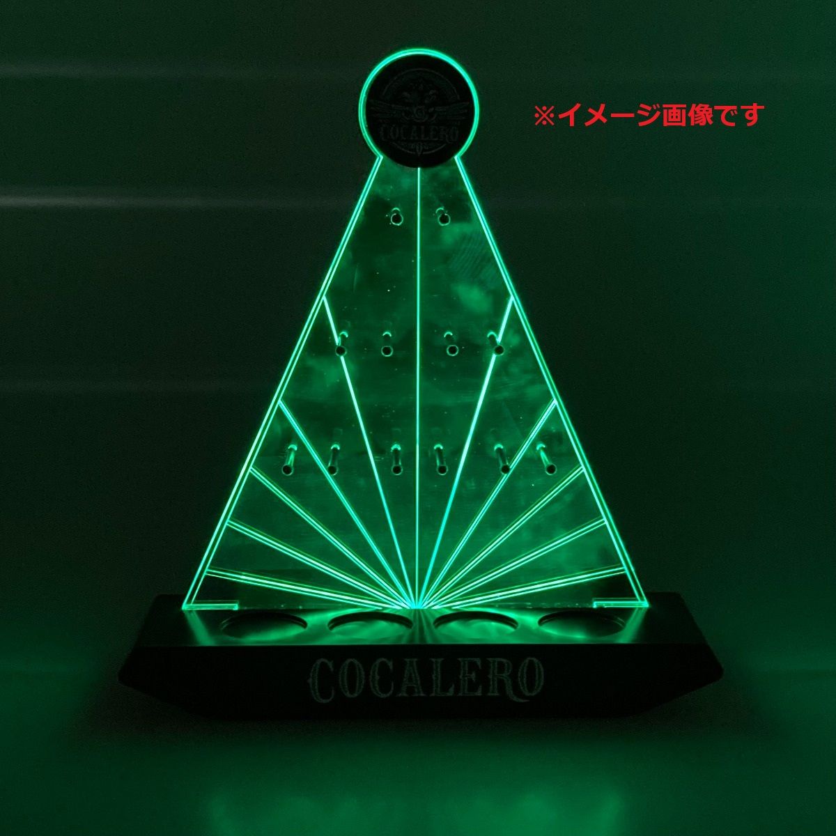 COCALERO コカレロ ボムタワー LEDディスプレイ グラス12個付き