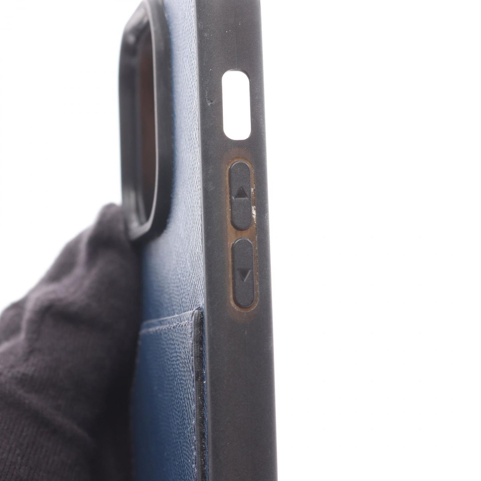 プラダ PRADA 携帯・スマホアクセサリー iPhone 14 Proケース ネイビー