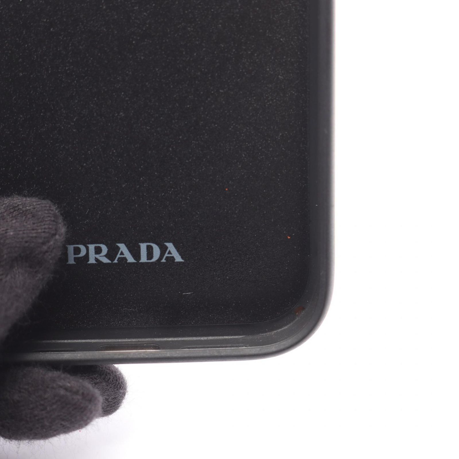 プラダ PRADA 携帯・スマホアクセサリー iPhone 14 Proケース ネイビー