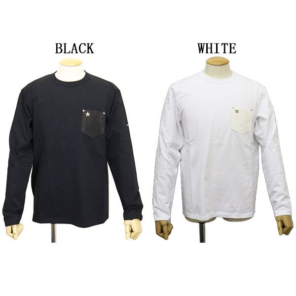 Schott ショット 5930003 LETHER POKET LS TEE レザーポケット ロングスリーブ Tシャツ 全 M