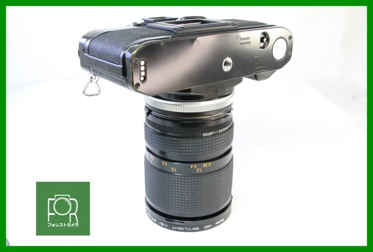 点検済 Canon A-1 TAMRON SP 28-80mm F3.5-4.2 CF MACRO シャッター全速露出計完動 若干鳴きあり 割れなし AAA1175