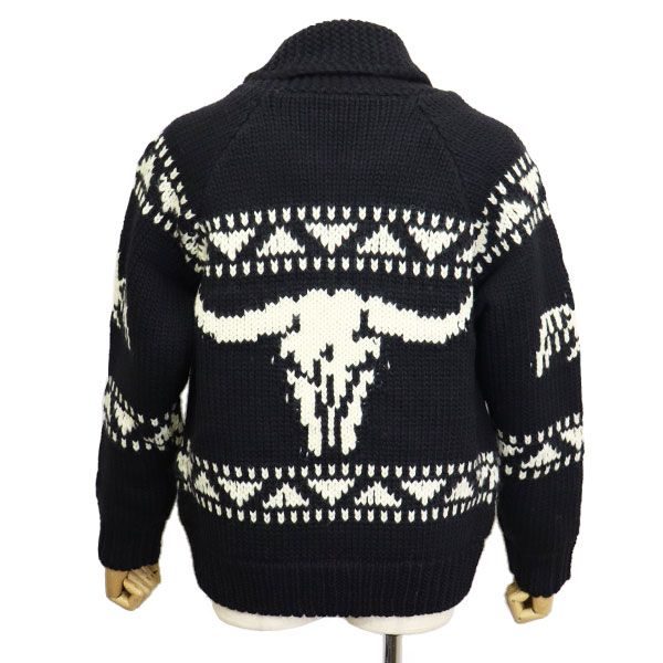 Schott ショット 5240006 バッファロー柄 KNIT カウチンニット L